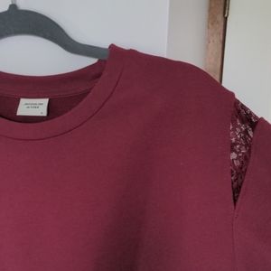 Burgundy Asos sweatshirt